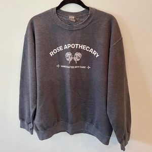 Rosé Apothecary crewneck sweatshirt